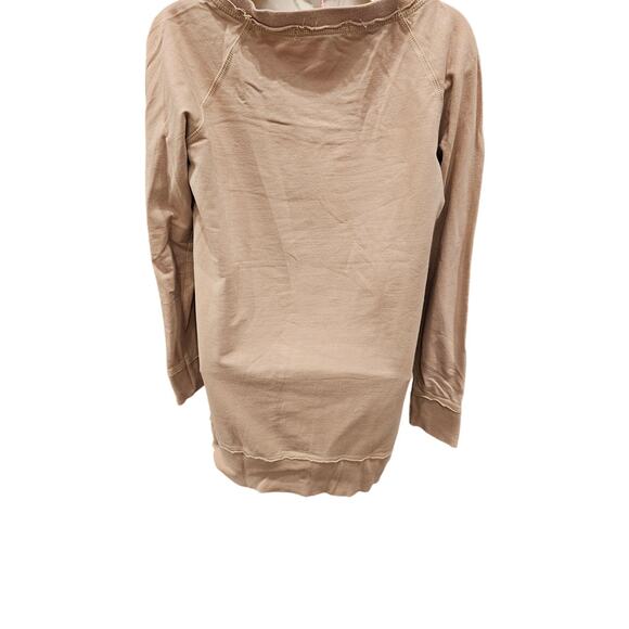 Boston proper sz S neutral raglan slub long sleeve minimalist tunic sweater top - Picture 3 of 8